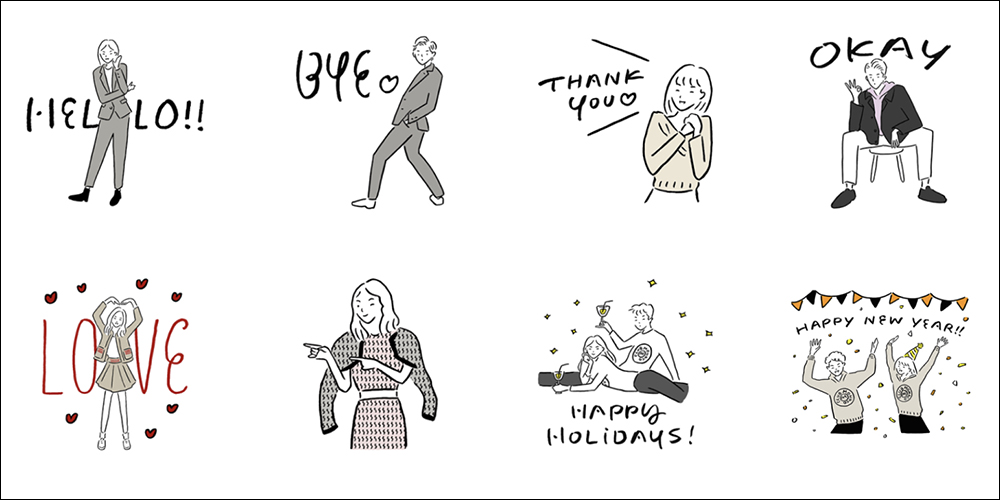 CLUB MONACO × WHOSMiNG 限定貼圖